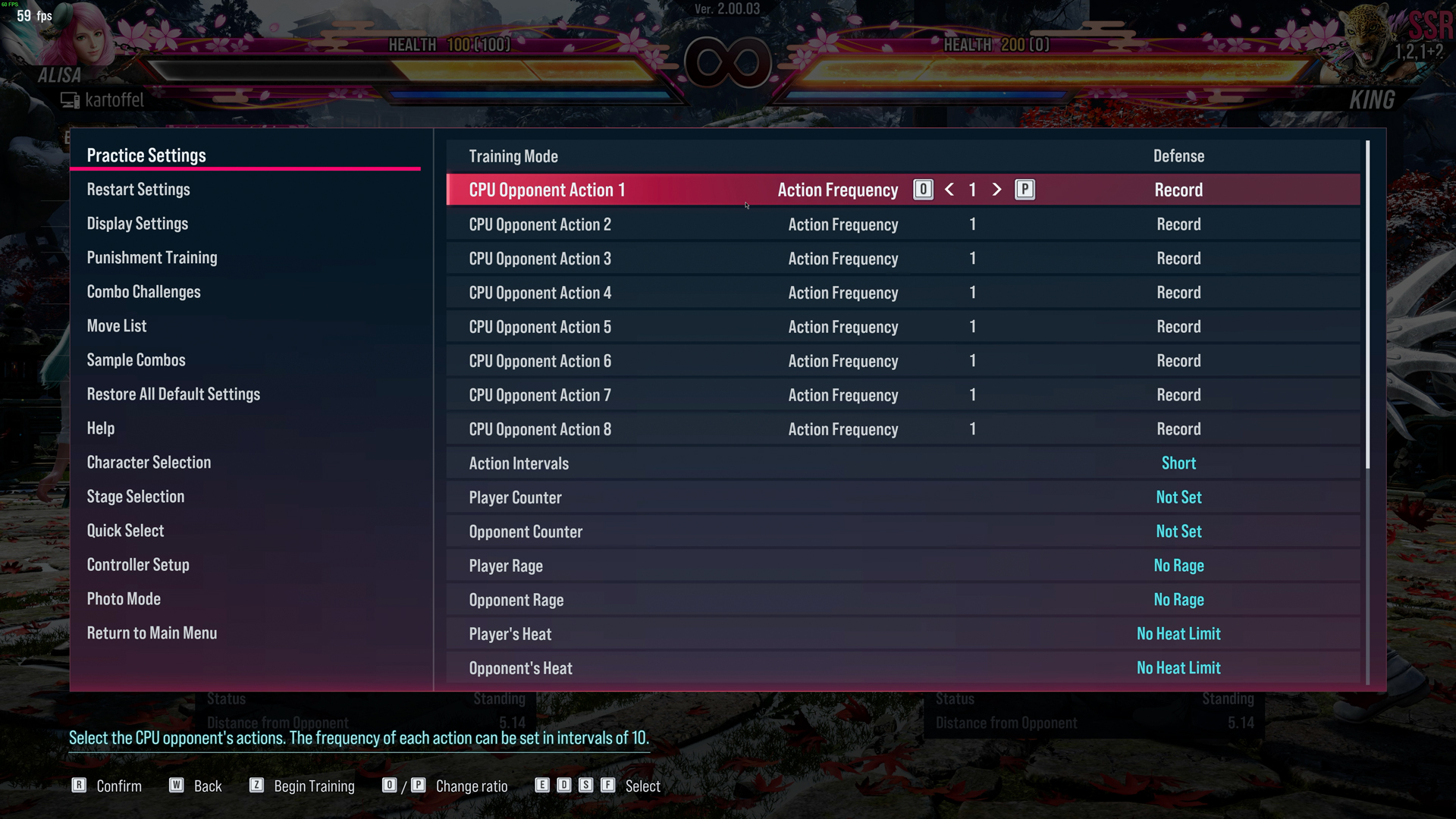 Tekken 8 feature wishlist training mode recording slots